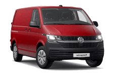 Car Hire Oldham - Red VW Transporter Automatic - Van hire Oldham